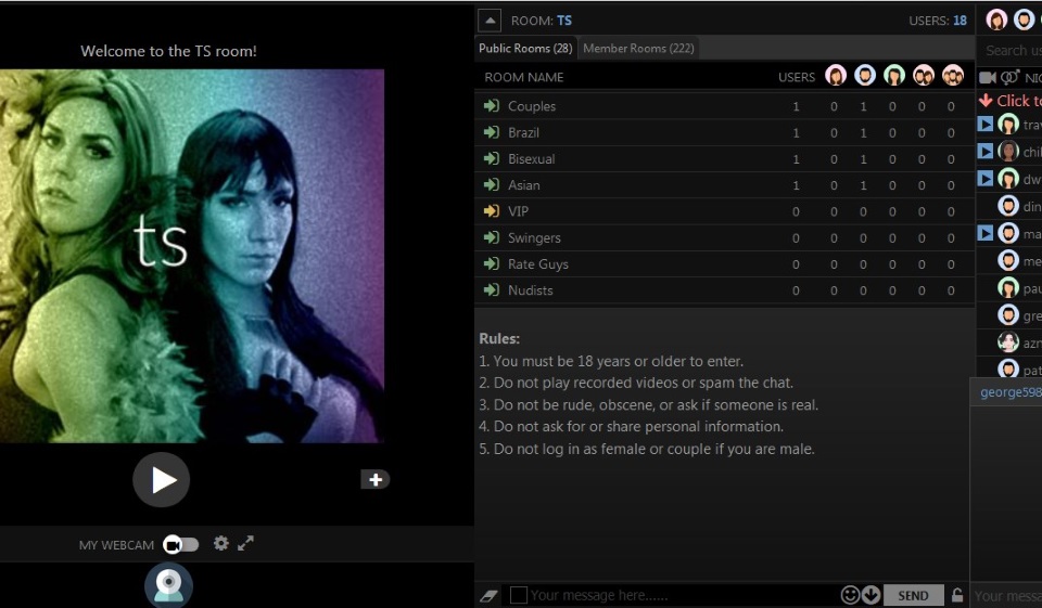Informazioni sulla sicurezza e protezione di OMGChat