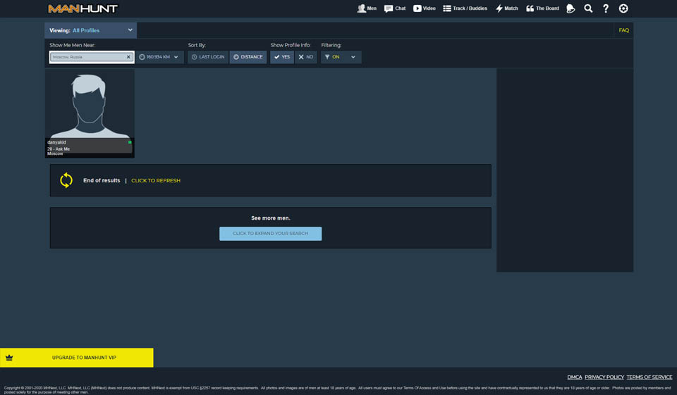 Facilità di utilizzo di Manhunt