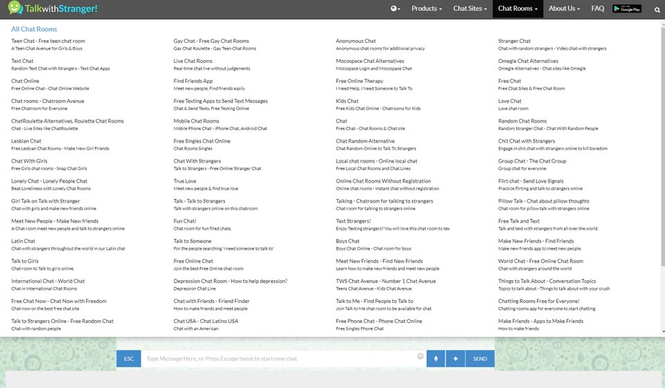 TalkWithStranger Simpatia per l'utente