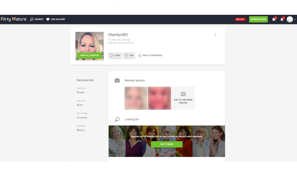 Come funziona FlirtyMature?